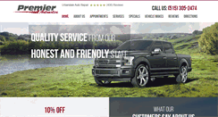 Desktop Screenshot of premierautomotiveservice.com